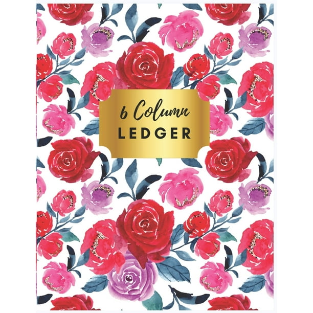 General Expense Accounting Ledger Notebook 6 Column Ledger Accounting Book for Bookkeeping and