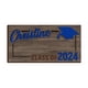 thumbnail image 1 of Bewildely Titular de dinero de madera de graduación de clase de 2024 para regalos en efectivo y el mejor artículo decorativo para 2024 Decoración del hogar azul, 1 of 6