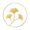 D, variant on Boovnll Room Decor, Living Room Gold Round Ginkgo Leaf Metal Wall Hanging, Home Decor, Bedroom Decor, Living Room Decor