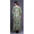 thumbnail image 4 of Bimba Floral Womens Long Beach Kaftan Beachwear Bikini Coverup Maxi Dress-XL-3X, 4 of 5