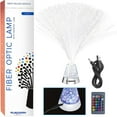 thumbnail image 4 of Playlearn USA Fiber Optic Night Light Mood Lighting Color Changing Crystal Base with Remote, 4 of 5