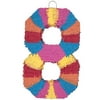 Number 8 Shaped Pinata, 22 x 14.25in