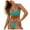 00 # Mint Green, variant on REORIAFEE Bikini Sets for Women High Waisted Fashionable Beachwear Swimwear Split Bikini Hot Pink L