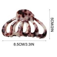 thumbnail image 3 of Hair Claw for Women, Pretty Clip, Doesn't slide out of your hair, Grip for Thick Hair, Purple, 3 of 4