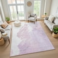 thumbnail image 7 of Addison Rugs Mayfield Premium Machine Washable Transitional Abstract Lavender Rectangle Rug, 3' x 5', 7 of 7