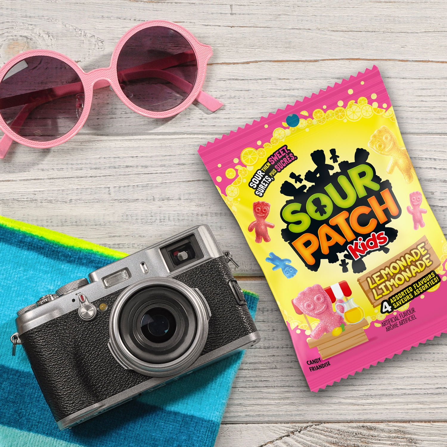 SOUR PATCH KIDS, Lemonade Flavour Candy, Sour then Sweet, 150 g