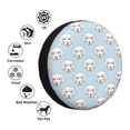 thumbnail image 4 of Logiee Dog Print Spare Tire Cover, Universal Wheel Protectors,Waterproof Dust-Proof UV Sun Wheel Tire Cover,Fit for SUV, RV, Travel Trailer, Truck-17 inch, 4 of 6