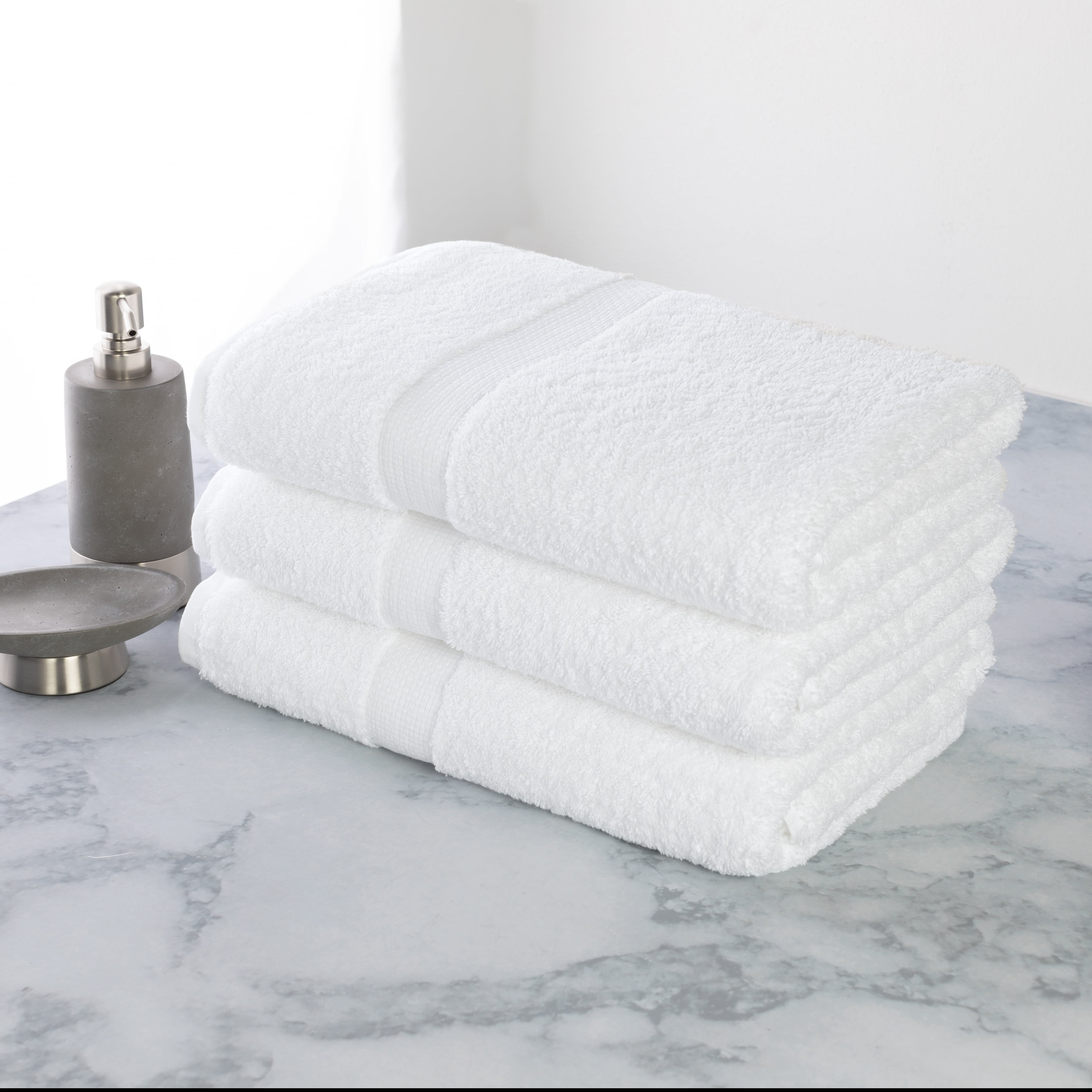 Hastings Home 189181IMB 100% Cotton Hotel 6 Piece Towel