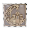 thumbnail image 2 of Abbracc Wooden Eid Square LED Lamp Table Home Bedside Decor Muslim 5, 2 of 9