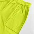 thumbnail image 6 of cfhntfmh Mens Cotton Shorts Solid Color Sweat Workout Gym Shorts Above Knee Jogger Lounge Casual Shorts with Pockets, 6 of 6