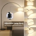 thumbnail image 6 of 82" Tall Floor Lamps for Living Room, Remote Control Large Arc Floor Lamp with Length Adjustable, Modern Curved Floor lamp , Corner Lamp for Dining Room, Office, Black, 6 of 12