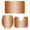 Orange, variant on 3 Piece Bathroom Rug Set, Burnt Orange Non Slip Bath Mat with Contour Toilet Mat and Lid Cover, Ombre Solid Color Gradient Modern Art Absorbent Soft Shower Mats for Bathroom