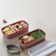 thumbnail image 3 of Contenedor de almuerzo,contenedor de almuerzo caja mujeres hombres portátil de madera,caja de refrigerios plato niños ensalada contenedor de comida,compartimiento contenedores de almuerzo, 3 of 8