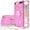 Hot Pink, variant on Galaxy Wireless USA Glitter Diamond Black Cell Phone Case for Apple New iPod Touch Case, iPod 7/6/5