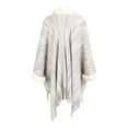 thumbnail image 4 of Vedolay Womens Cardigan Sweaters Full-Zipper Stand Collar Sweater 2023 White,One Size, 4 of 5