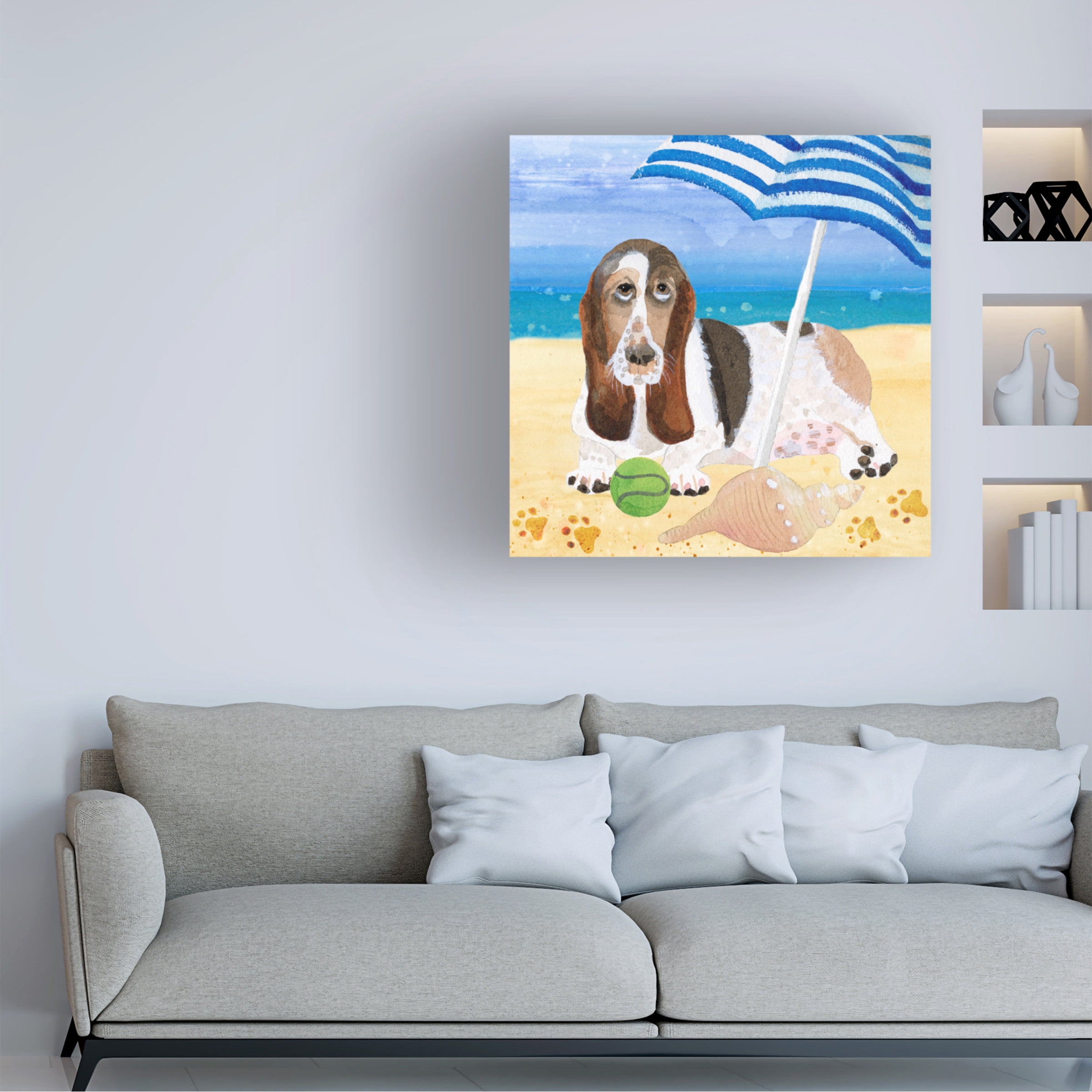 Alicia Ludwig 'Ruffin It II' Canvas Art