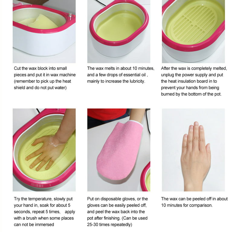 Fdit 2pcs Bulk Paraffin Wax Winter Hand Foot Care Paraffin Wax, Paraffin  Wax Moisturizing Paraffin Wax Refill For Paraffin Wax Heating Bath (100g/  Bag) 