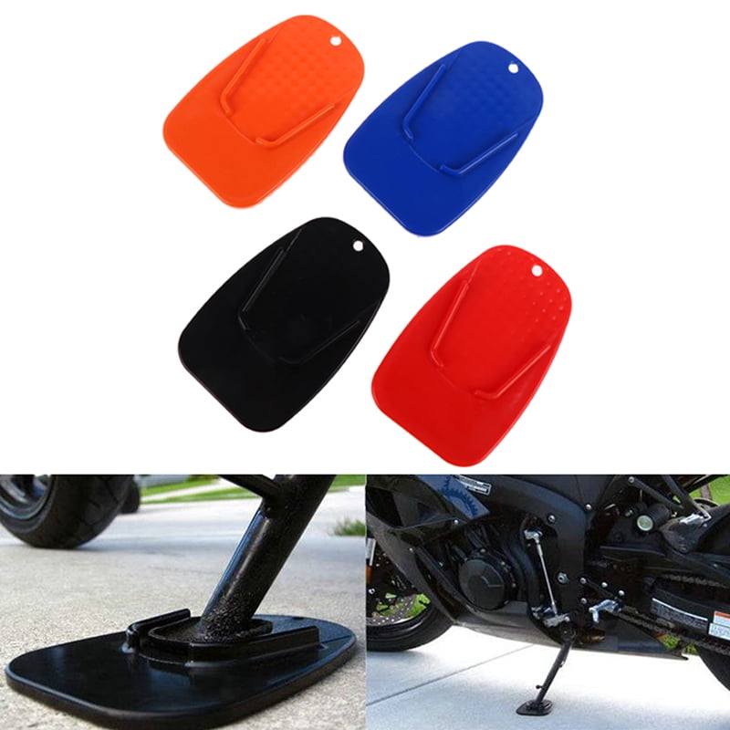 Universal Kickstand Side Stand Plate Pad Base For Motorcycle ATV Dirt Bike New