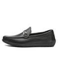 thumbnail image 4 of Men's Casual Loafers Slip On Leather Shoes Comfortable Lightweight Driving Shoes Male Moccasins Classic Penny Loafer Flats Boat Shoes Outdoor Walking Shoes, 4 of 16