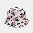 thumbnail image 6 of CoCopeaunts Summer Bucket Hat Women Outdoor Windproof Sun Protection Foldable Men Fisherman Hat Cotton Sun Cap Travel Vacation, 6 of 8