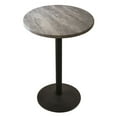 thumbnail image 3 of Indoor/Outdoor 42" Tall OD214 Black Table Base with 22" Diameter Foot and 36" Diameter Indoor/Outdoor Natural Top by the Holland Bar Stool Co., 3 of 5