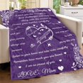 thumbnail image 4 of LHSHID Daughter Blanket Daughter Blankets from Mom Dad Birthday for Daughter I Love You Daughter Blanket Presents to Daughter Daughter Soft Bed Flannel Throw Blanket 50"x60", 4 of 7