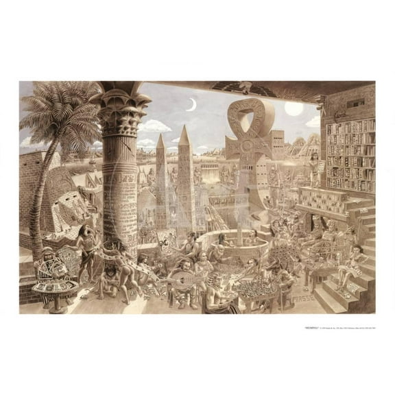 Memphis Poster by Tom Masse 32x22 Sold by Art.Com