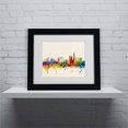 thumbnail image 3 of Trademark Fine Art "London England Skyline VII" Canvas Art by Michael Tompsett, Black Frame, 3 of 3