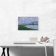 thumbnail image 2 of ARTCANVAS The Seine at Vetheuil 1880 Canvas Art Print by Claude Monet - Size: 18" x 12" (0.75" Deep), 2 of 9