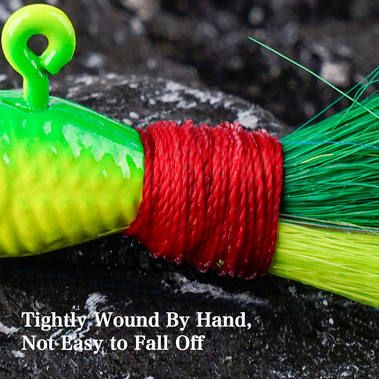 Bucktail Jig, Hair Jig, 8 Set of Pack Saltwater and Freshwater Baits, Hard Baits for Bass Flounder Striper Bluefish Halibut Redfish 1/2oz(Mixed)