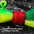 thumbnail image 6 of Bucktail Jig, Hair Jig, 8 Set of Pack Saltwater and Freshwater Baits, Hard Baits for Bass Flounder Striper Bluefish Halibut Redfish 1/2oz(Mixed), 6 of 7