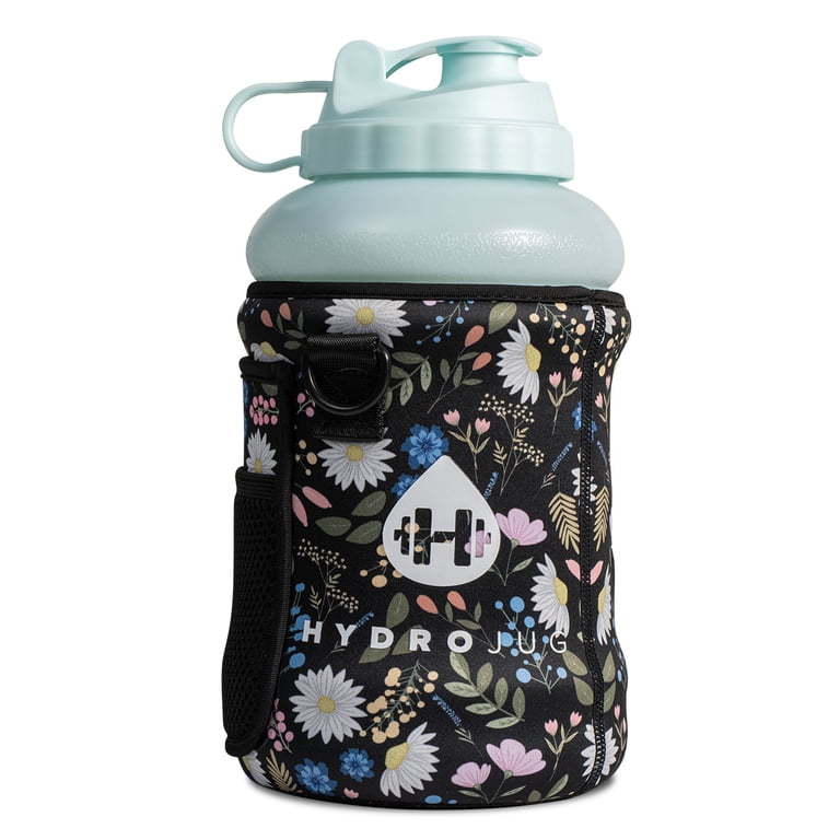 HydroJug Floral 73oz Jug and Sleeve - Features Leakproof, Carry