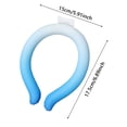 thumbnail image 3 of Win s Way Wearable Summer Ice Neck Tube, Reusable Cold Insulated Cooling Ring 18℃/64℉, Body Cooling Accessory to Beat Heat, 3 of 5