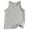 Light Gray, variant on REDARER Kids Sleeveless Ribbed Top Solid Striped Cotton Comfortable Casual Sports Wear For Boys Girls Summer Daily Outfits,Color:Black1,Size:4-5 Years