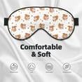 thumbnail image 3 of Xecao Squirrel And Rose for Soft Fluffy Sleeping Blindfold, Nap eye cover tailored for the utmost comfort for girls, women, kids, and adults., 3 of 7
