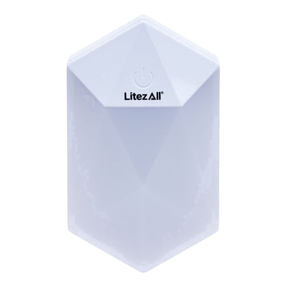 LitezAll Remote Control RGB Prism Battery Powered Light with 15 Colors & Night Lamp