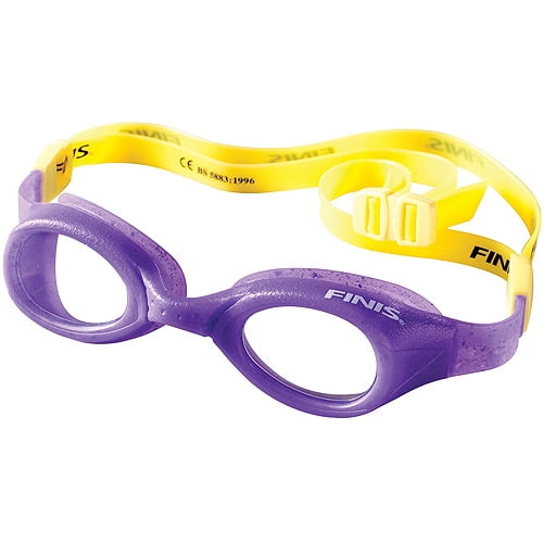 purple swimming goggles