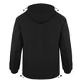 thumbnail image 5 of Maoxin Mens Jacket Fashionable Men's Long Sleeve Hooded Casual Comfortable Outwear Jackets Jackets for Men , Black , 3XL, 5 of 7