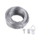 thumbnail image 1 of Kit de cable de 30,5 m y 20 juegos de ganchos para colgar marcos de fotos. Juego de cables para colgar cuadros., 1 of 5