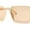Ivory Brown, variant on Mod Thin Plastic Squared Horned Sunglasses Beige Black Pink