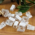 thumbnail image 3 of 100 Pcs Adhesive Clips for Hanging,Self-Adhesive Clips Wall Tapestry Clamp Plastic Sticky Hanging Spring Photo Poster Display for Office Home Picture Halloween Christmas Decorations Clear, 3 of 7