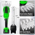 thumbnail image 2 of BN-LINK Cordless Hedge Trimmer with Battery Electric Grass Trimmer Hedge Shears 2 in 1 Handheld Mini Grass Cutter, 2 of 6