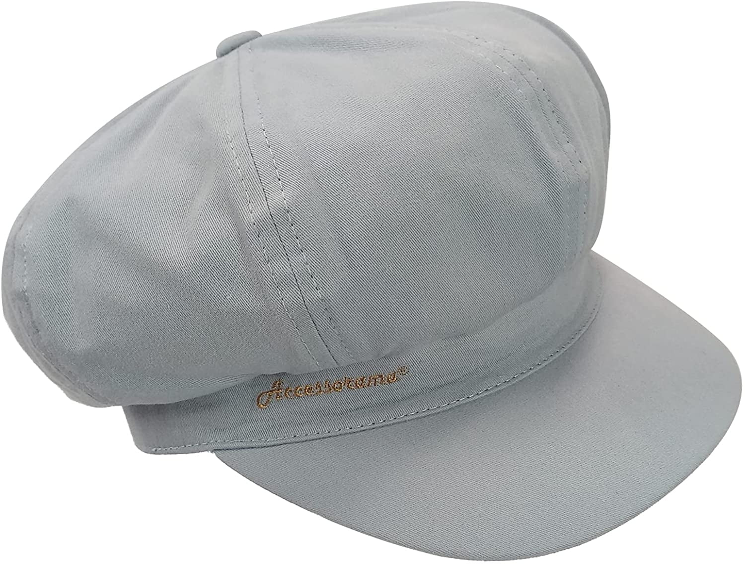 Accessorama Summer Newsboy Hats and Caps for Men&Women Adjustable Classic Visor Beret Cap Soft 