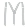 thumbnail image 5 of Landzoo One Classic Solid Color Dress Suspenders For Formal Trouser Braces With Metal Clips And Adjustable Straps For Business Attire And Wedding Events Cozy Stylish Basic Suspenders, 5 of 5