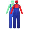 thumbnail image 4 of Disfraces de Halloween 2024 M-XL Disfraces de Halloween unisex Adultos Juegos de rol Mario Luigi Brothers Hombres Super Mario, 4 of 5