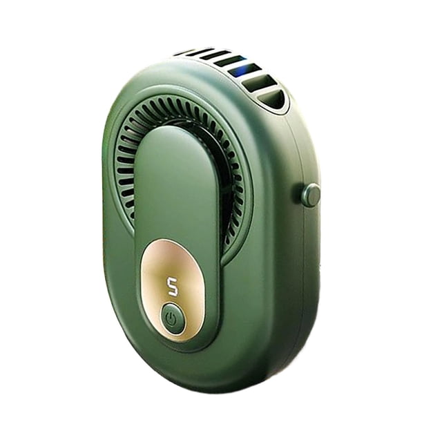 Ohufall Powerful Rechargeable Cooling Fan Portable Neck Hanging Small Fan For Outdoor Camping Travel Essentials