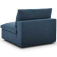 thumbnail image 3 of Modway Commix Fabric Down Filled Overstuffed Armless Chair in Azure, 3 of 8