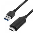 thumbnail image 2 of EASTIN Câble USB vers HDMI PLGEBR 2,6‘ Noir, 2 of 9