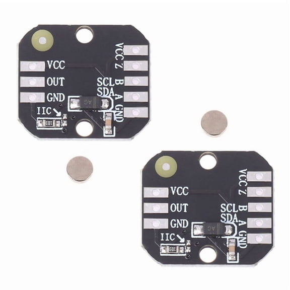 2Pcs MT6701 Magnetic Encoder Module PWM/ Brushless Motor Encoder ABZ Mode 1024 Lines Replaces for AS5600 Module