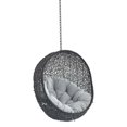 thumbnail image 2 of Modway Encase Swing Outdoor Patio Lounge Chair without Stand in Black/Gray, 2 of 8